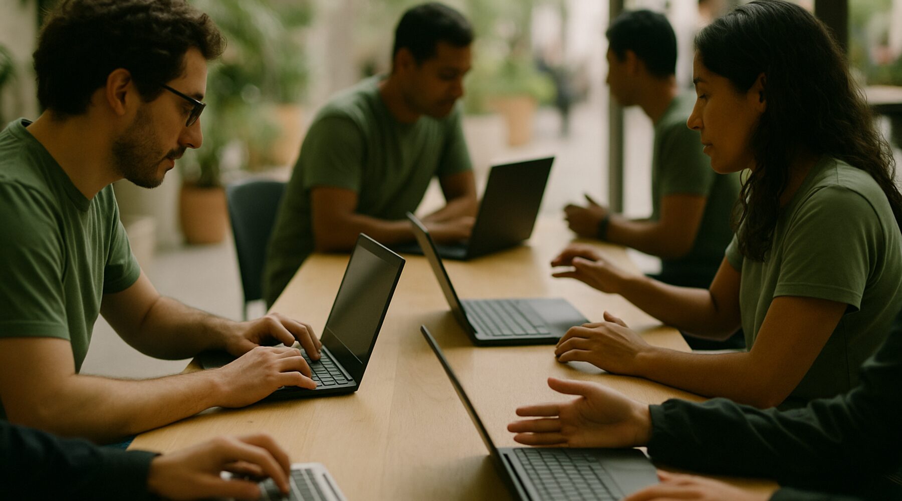 Instaladores de software libre atendiendo equipos