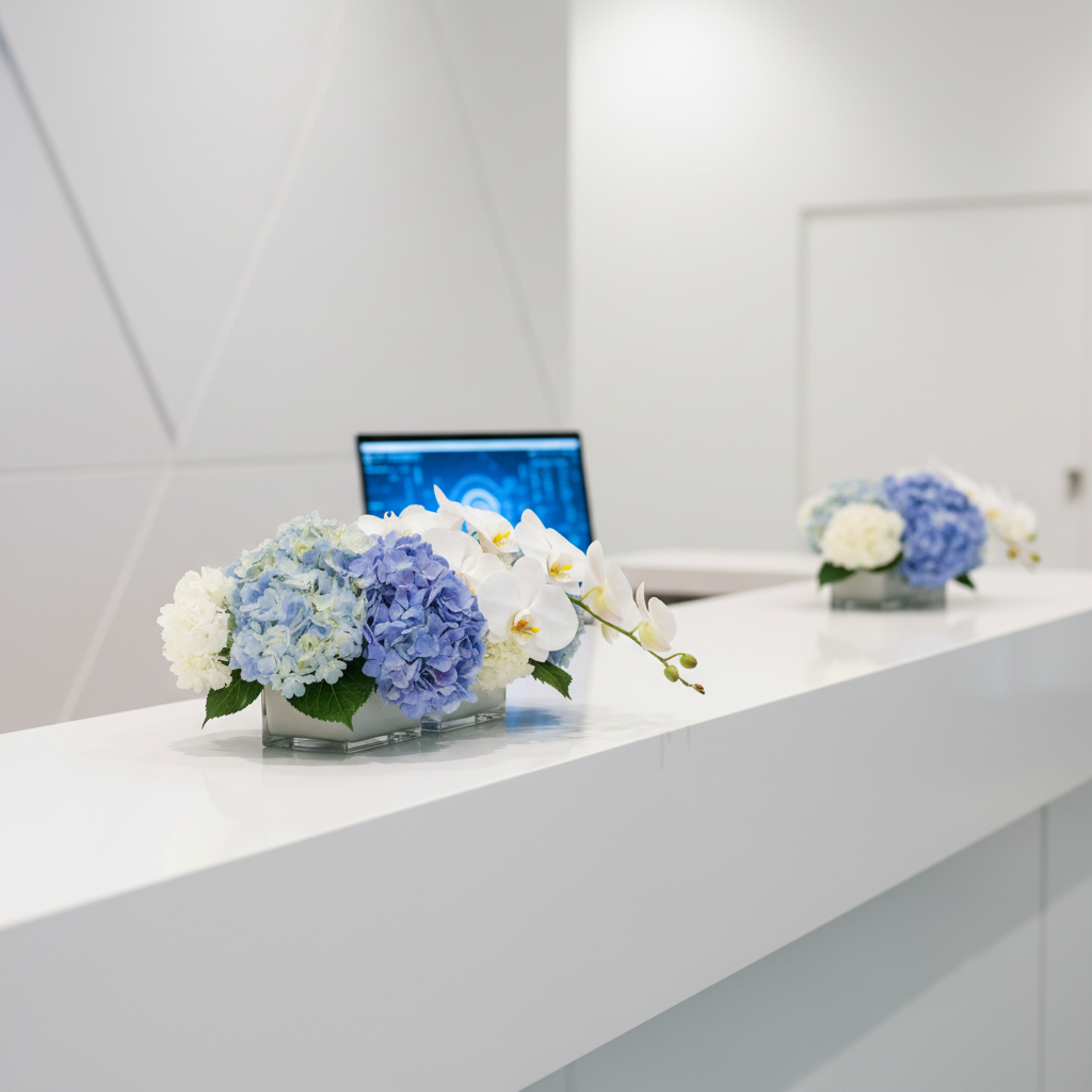 Decoración floral patrocinada por Tu Floristería